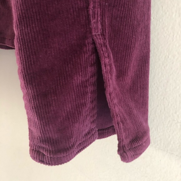 Chadwicks Burgundy Red Corduroy Blazer Jacket Womens Size S Collared Button Up - Picture 10 of 12